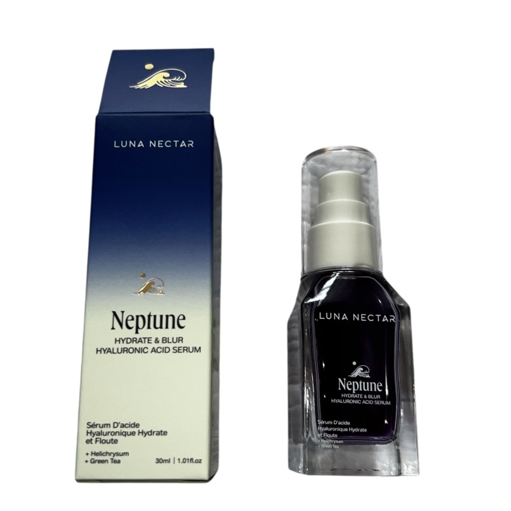 NWT LUNA NECTAR Neptune Blur & Hydrate Hyaluronic Acid Serum